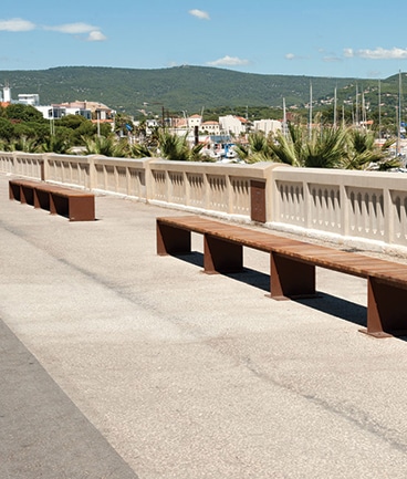 Grande banquette urbaine MANTA
