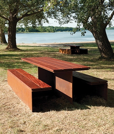 Table et banquette pique-nique MONSIEUR