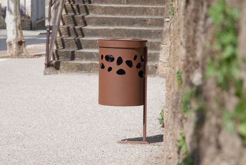 Corbeille acier GREEN PALACO - mobilier urbain Cyria