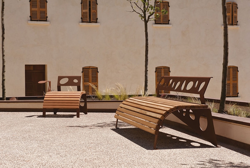 GREEN PALACIO Silla City de acero y madera