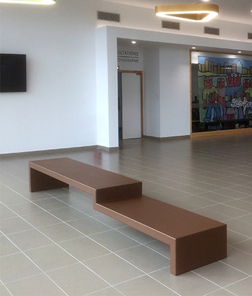 Öko-designte öffentliche Bank von CYRIA
