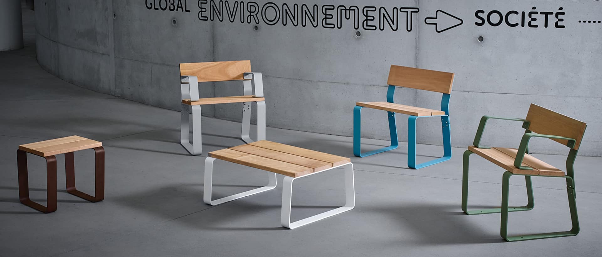 Chaise KAISEKI conçu et fabriqué par Cyria mobilier rubain