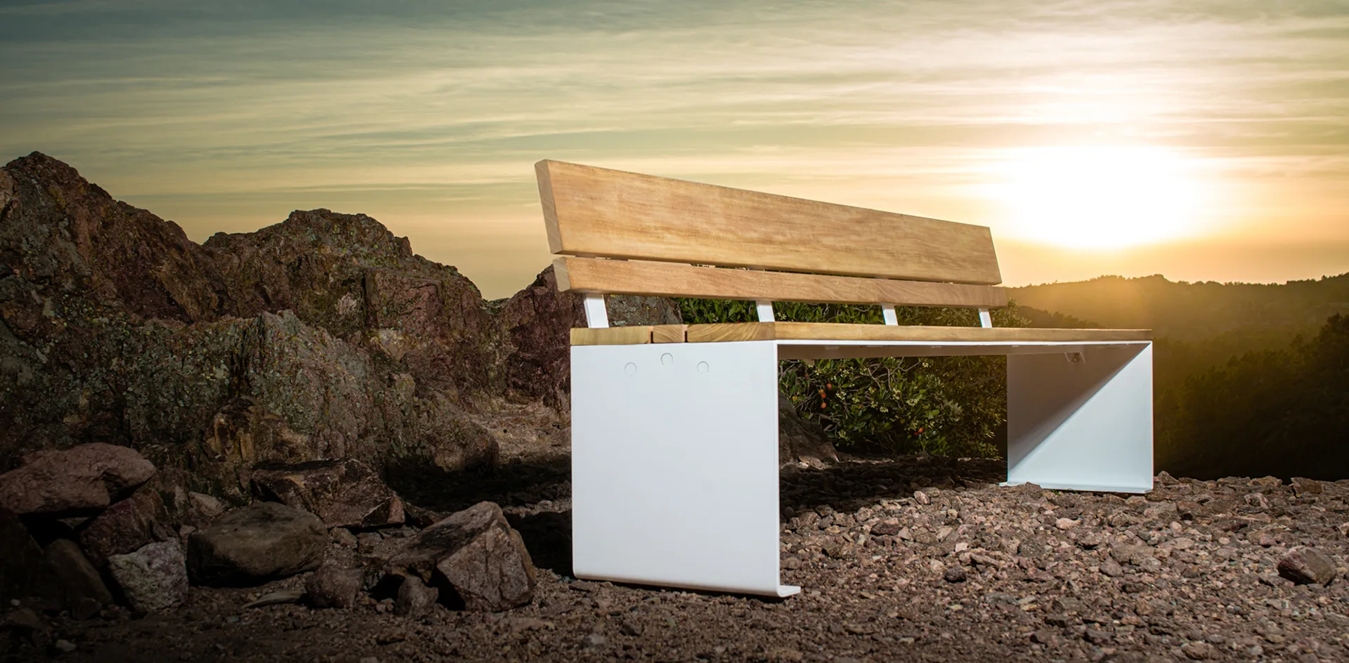 Mobilier urbain - banc public